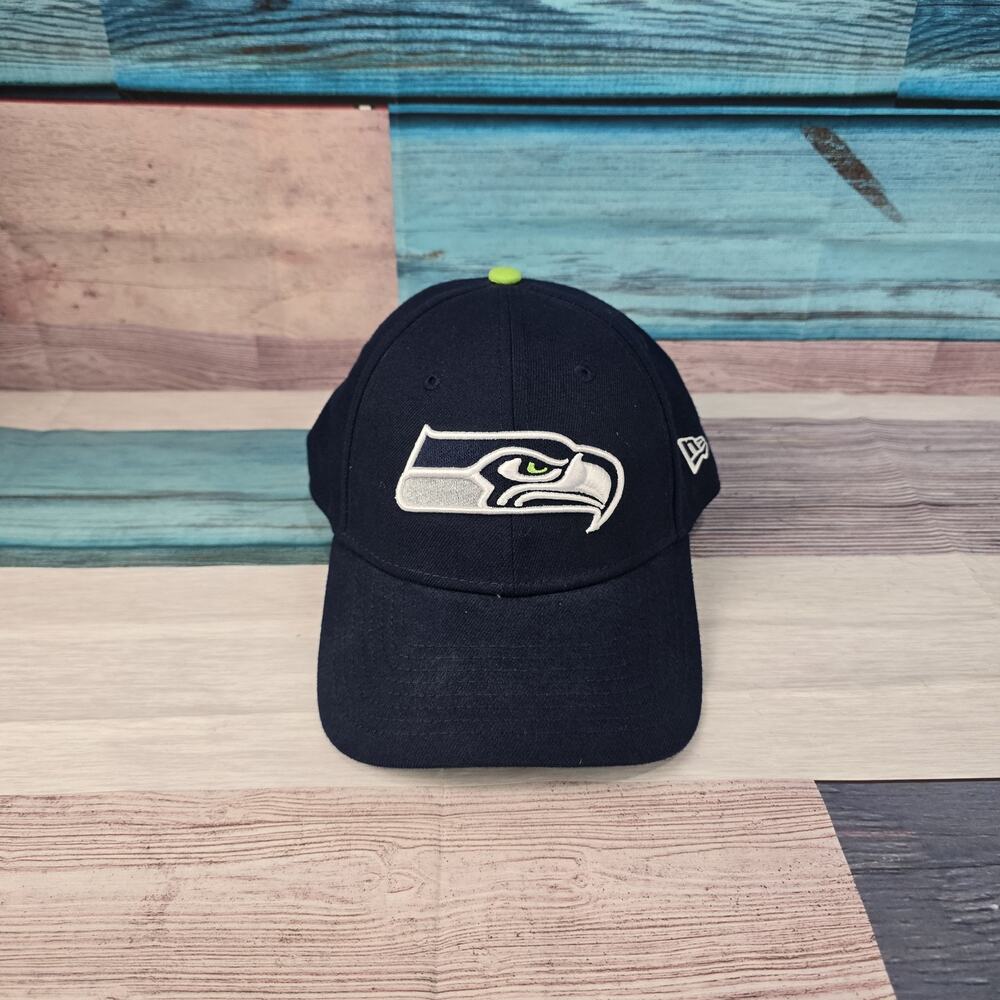Seattle Seahawks Hat Cap Strapback New Era 9forty Blue NFL Football Champions